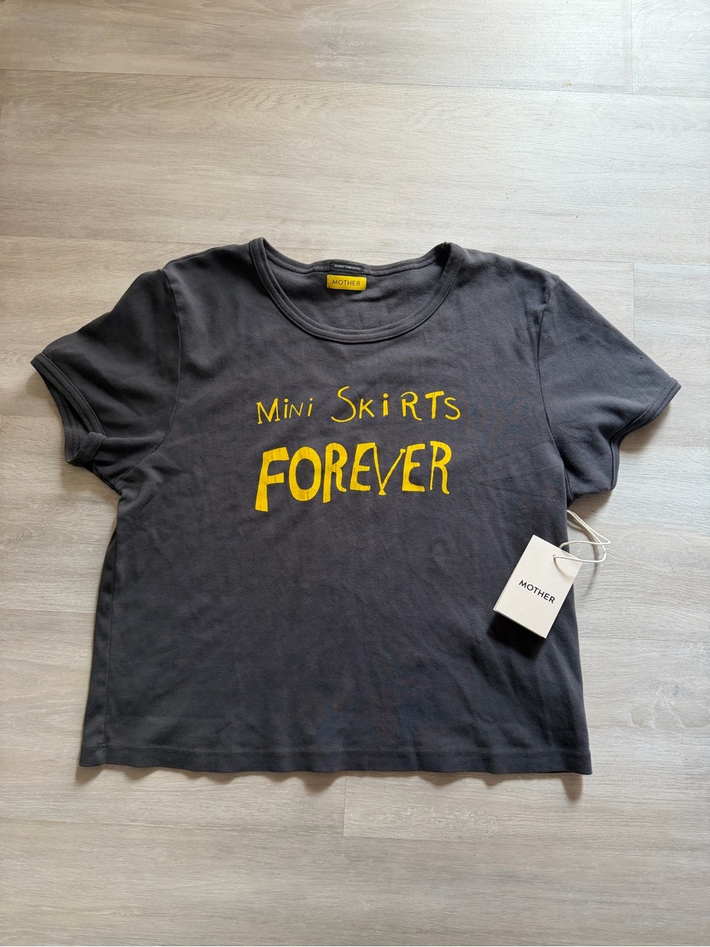 MOTHER DENIM THE ITTY BITTY RINGER TSHIRT